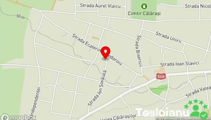 hartă a Călărași  în Călărași