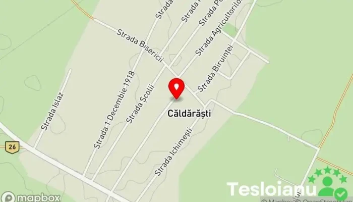 hartă a Căldărăşti  în Căldărăşti