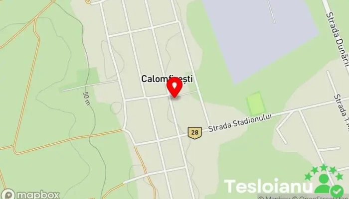 hartă a Calomfirești  în Calomfirești