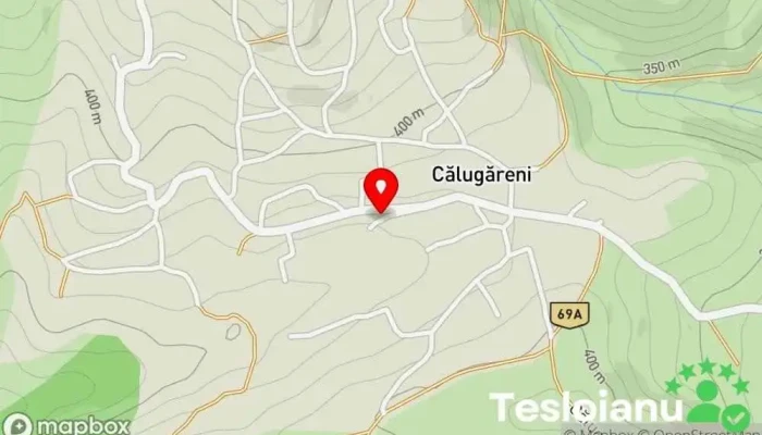 hartă a Călugăreni  în Călugăreni