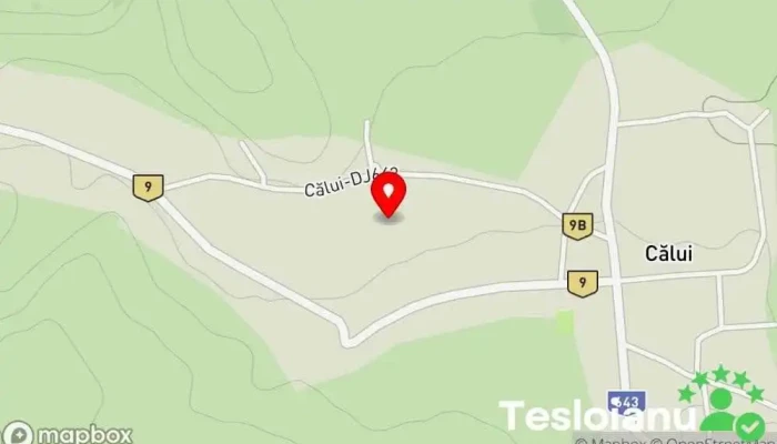 hartă a Călui  în Călui