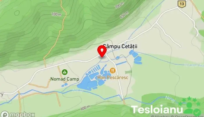 hartă a Câmpu Cetăţii  în Câmpu Cetăţii