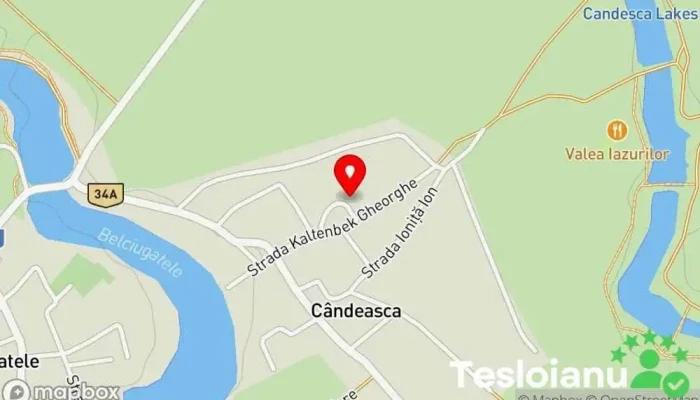 hartă a Cândeasca  în Cândeasca