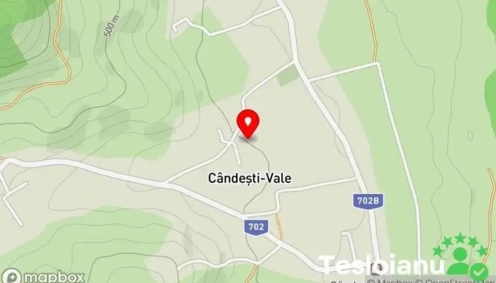 hartă a Cândești Vale  în Cândești Vale