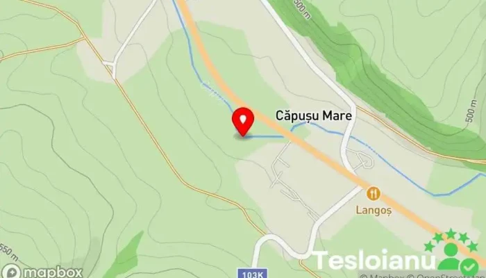 hartă a Capuş Râu în 
