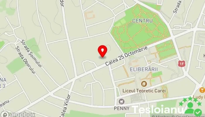 hartă a Carei  în Carei