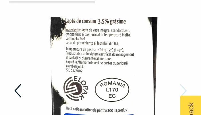Carmo -  Lact Prod Srl Deschis Acum - Monor