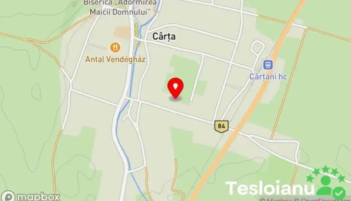 hartă a Cârța  în Cârța