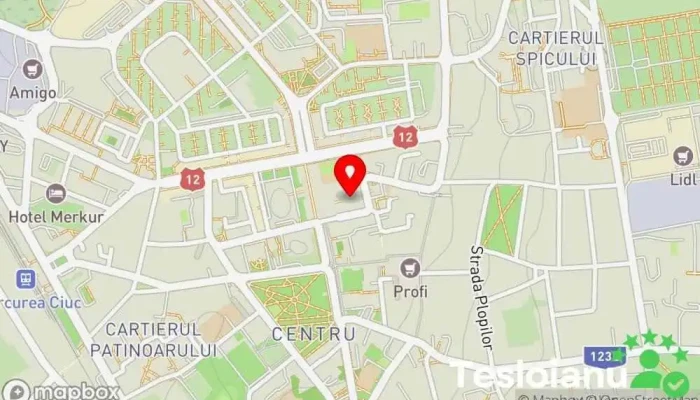 hartă a Casa de Cultură a Sindicatelor Auditoriu în Miercurea Ciuc