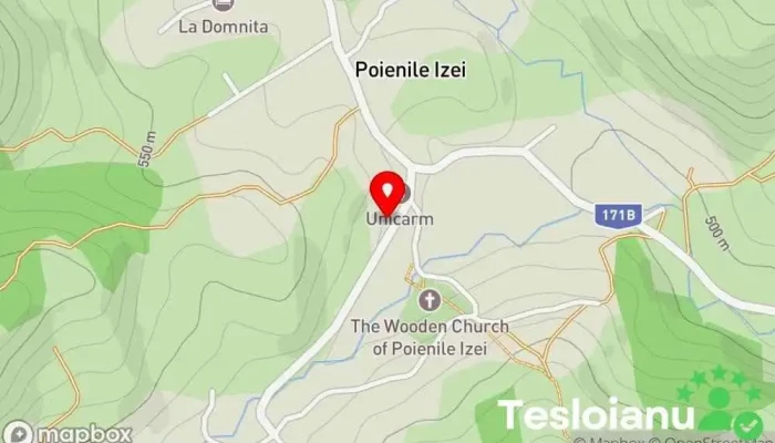 hartă a CASA IONELA PETREUȘ Pensiune de familie în Poienile Izei