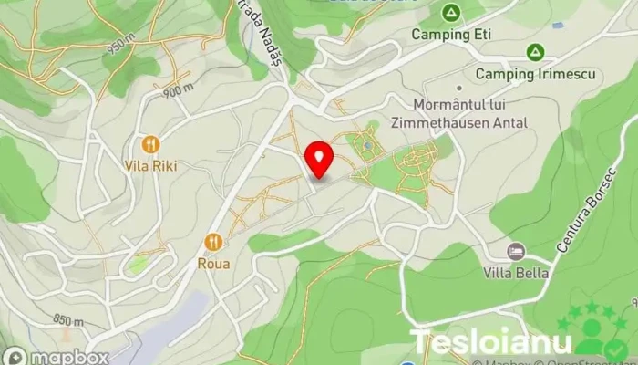 hartă a Casă părăsită Borsec Reper istoric în Borsec
