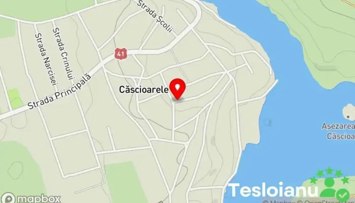 hartă a Căscioarele  în Căscioarele