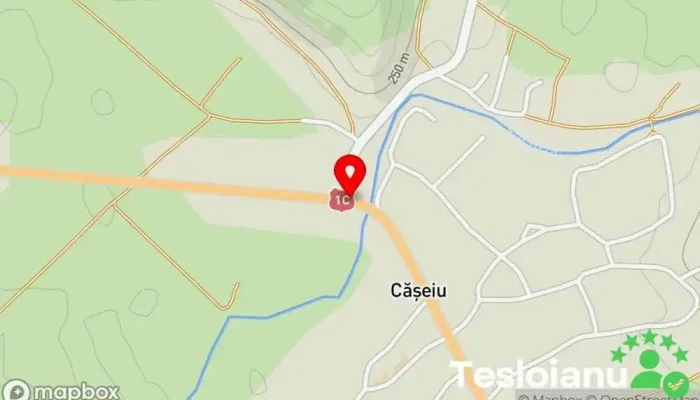 hartă a Cășeiu  în Cășeiu
