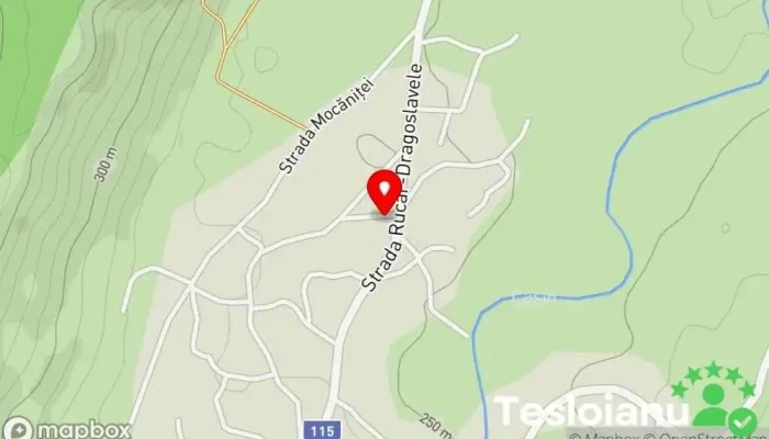 hartă a Cașin  în Cașin