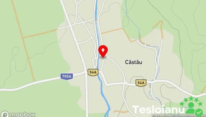 hartă a Căstău  în Căstău