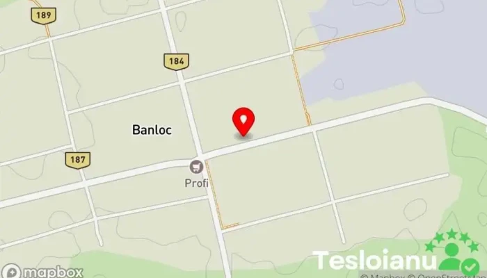 hartă a Castelul Banloc Castel, Atracție turistică în Banloc
