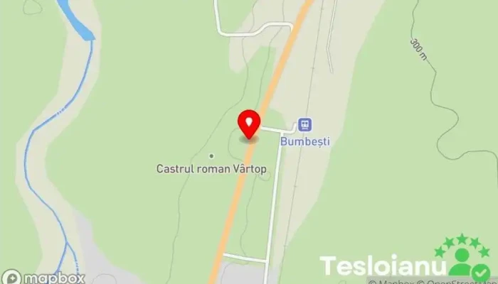 hartă a Castrul roman de la Bumbești-Jiu Restaurant în DN66