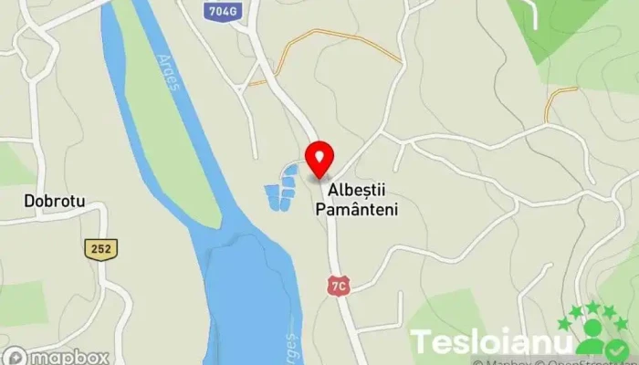 hartă a Căsuța bătrânească Vilă în Albeștii Pământeni