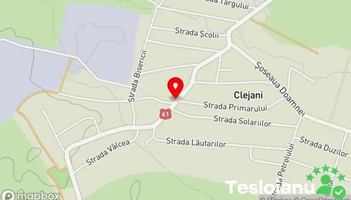 hartă a Cățeluș de la clejani Bar în Clejani