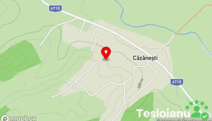 hartă a Căzăneşti  în Căzăneşti