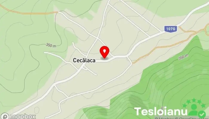 hartă a Cecălaca  în Cecălaca