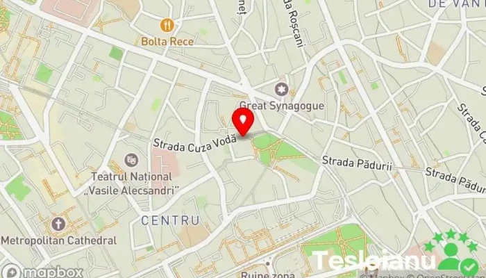 hartă a Centru de copiat chei - Targu Cucu Servicii de duplicare chei, Lăcătuș în Iași