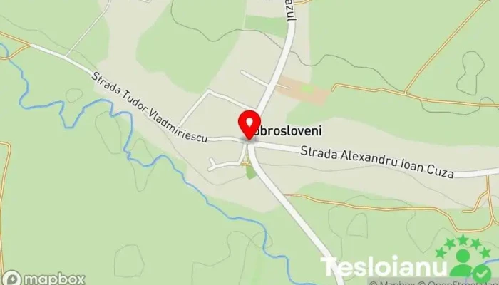 hartă a Centrul de Informare Turistică Dobrosloveni Centru de informare turistică în Dobrosloveni