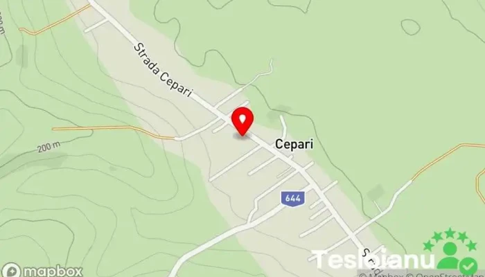 hartă a Cepari  în Cepari