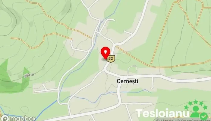 hartă a Cernești  în Cernești