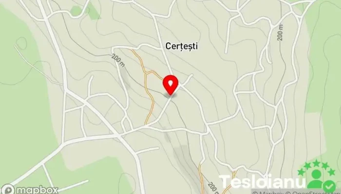 hartă a Cerţeşti  în Cerţeşti