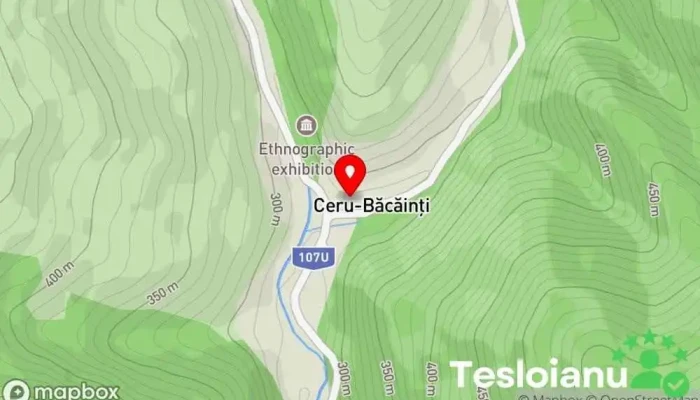 hartă a Ceru-Băcăinți  în Ceru-Băcăinți