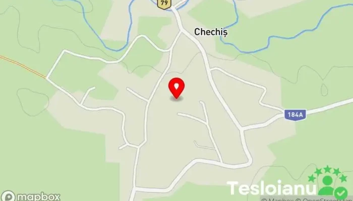 hartă a Chechiș  în Chechiș