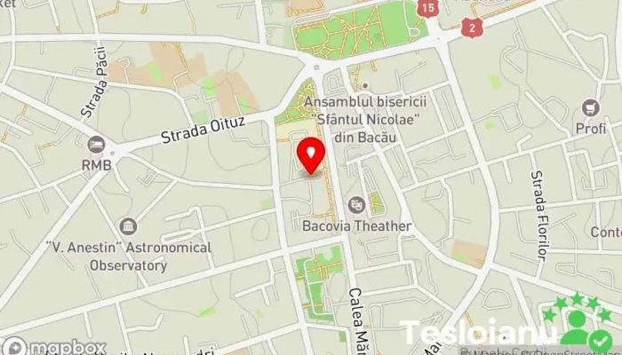 hartă a Chei Bacau Servicii de duplicare chei în Bacău