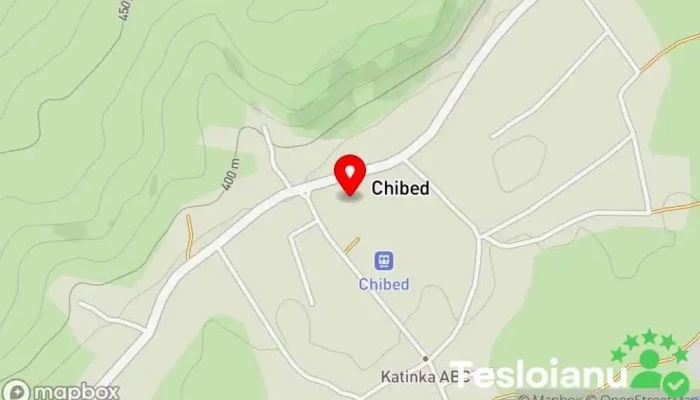 hartă a Chibed  în Chibed