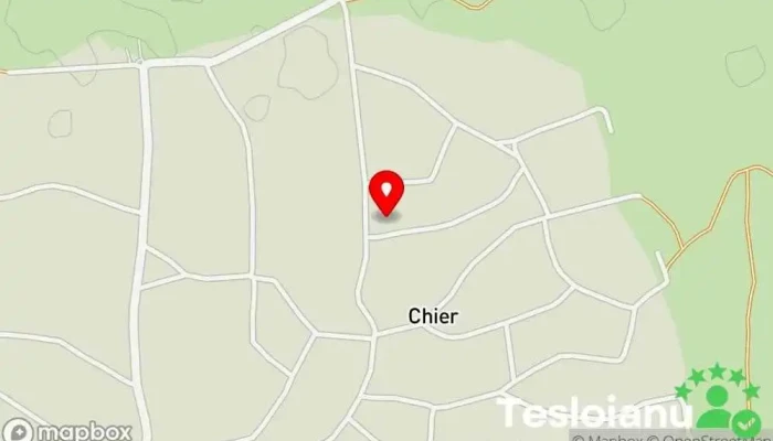 hartă a Chier  în Chier