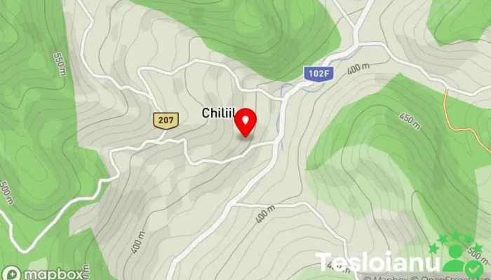 hartă a Chiliile  în Chiliile