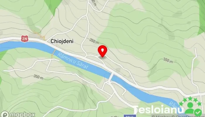 hartă a Chiojdeni  în Chiojdeni