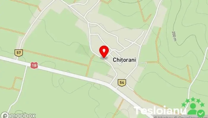 hartă a Chițorani  în Chițorani