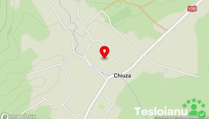 hartă a Chiuza  în Chiuza