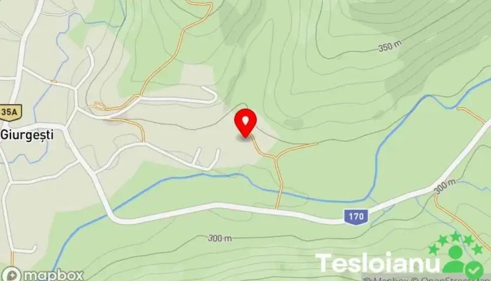 hartă a Ciceu Giurgesti Zonă pentru excursii în Ciceu-Giurgeşti