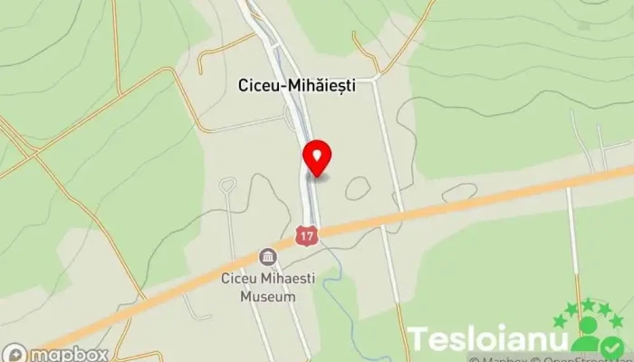hartă a Ciceu-Mihăiești  în Ciceu-Mihăiești
