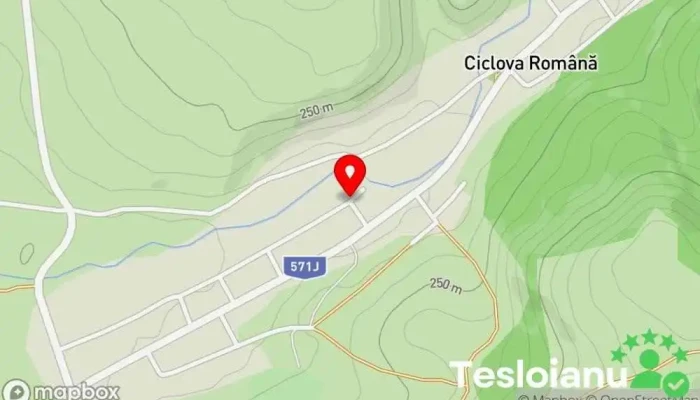 hartă a Ciclova Română  în Ciclova Română