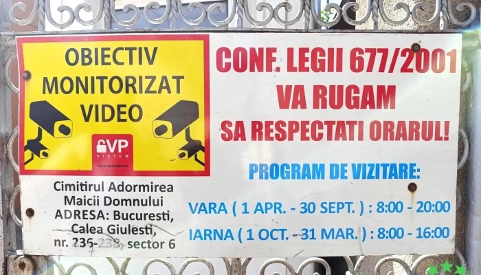 Cimitirul Adormirea Maicii Domnului -  Cele Mai Recente - București
