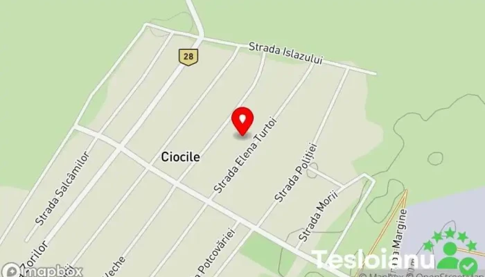 hartă a Ciocile  în Ciocile