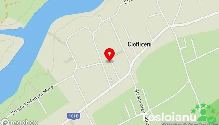hartă a Ciofliceni  în Ciofliceni