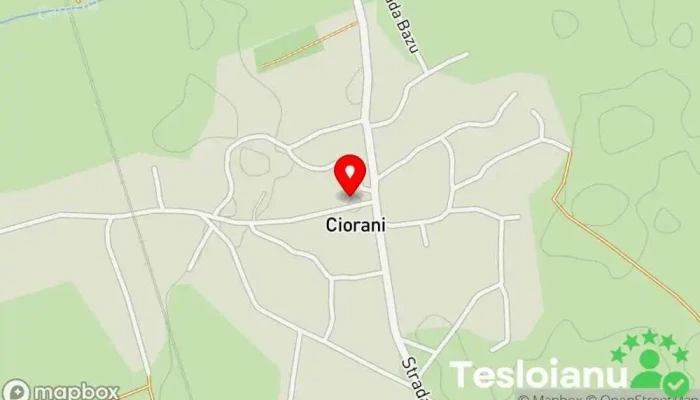 hartă a Ciorani  în Ciorani