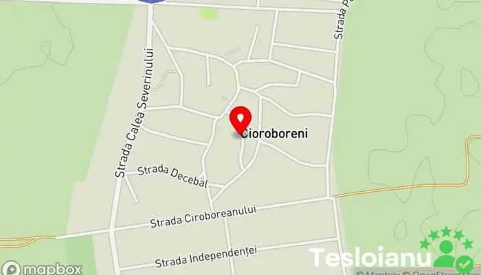 hartă a Cioroboreni  în Cioroboreni