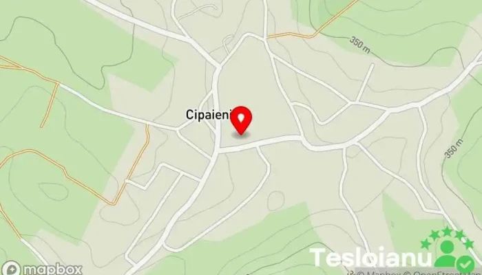 hartă a Cipăieni  în Cipăieni