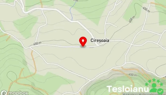 hartă a Cireșoaia  în Cireșoaia