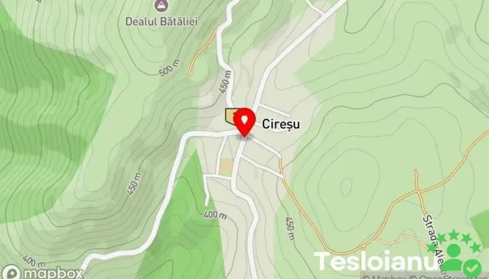 hartă a Cireșu  în Cireșu